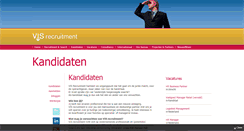 Desktop Screenshot of kandidaten.visrecruitment.nl