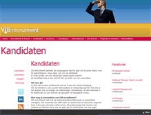 Tablet Screenshot of kandidaten.visrecruitment.nl